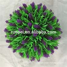 Decorative artificial grass ball for wholesale with high quality